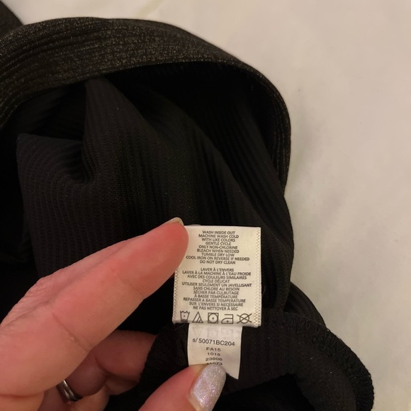 Women’s Medium Skirt by Material Girl, Brown and Black with subtle gold shimmer - Picture 5 of 5